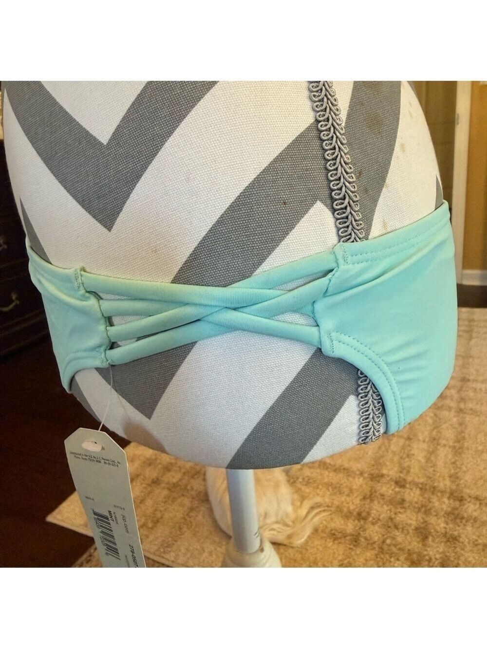 Arizona Women’s Black and Mint Bikini with Pink Trim - Picture 7 of 13